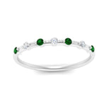 Load image into Gallery viewer, delicate-emerald-stacking-band-in-white-gold-FD9811BGEMGR-NL-WG.jpg
