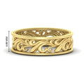 Thumbnail 7 - delicate-filigree-wedding-band-for-her-in-yellow-gold-fdw9301sleep-nl-yg-hw