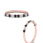 Load image into Gallery viewer, delicate-floating-black-diamond-wedding-band-in-rose-gold-FDENS3137BGBLACKANGLE3-NL-RG
