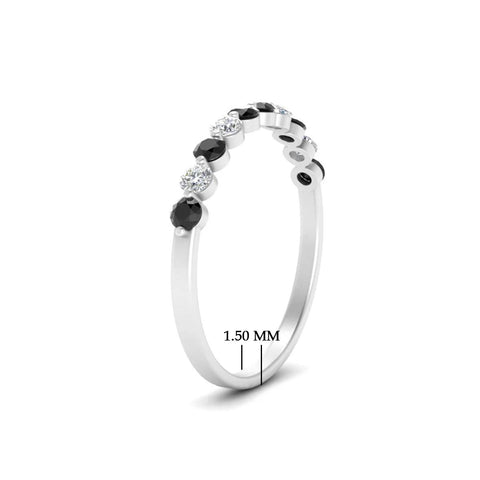Delicate Floating Wedding Band