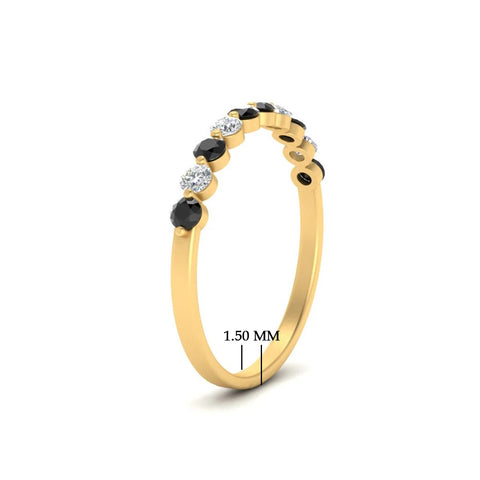 Delicate Floating Wedding Band