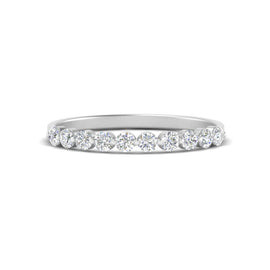 Delicate Floating Wedding Band