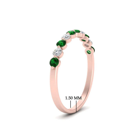 Delicate Floating Wedding Band