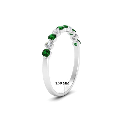 Delicate Floating Wedding Band