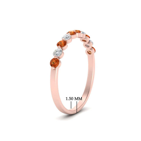 Delicate Floating Wedding Band