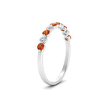 Load image into Gallery viewer, delicate-floating-orange-sapphire-wedding-band-in-white-gold-FDENS3137BGSAORANGLE3-NL-WG
