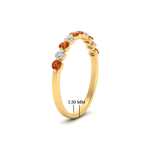 Delicate Floating Wedding Band