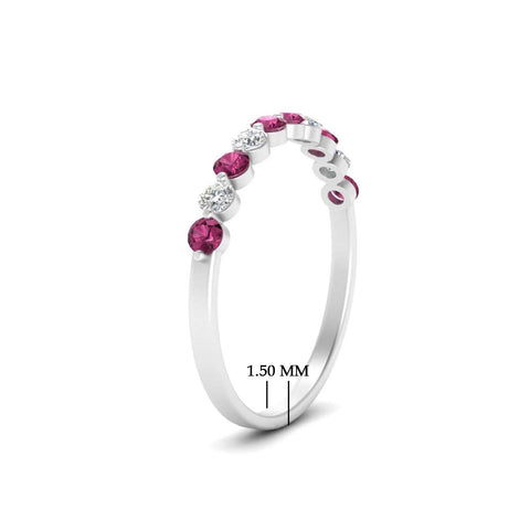 Delicate Floating Wedding Band