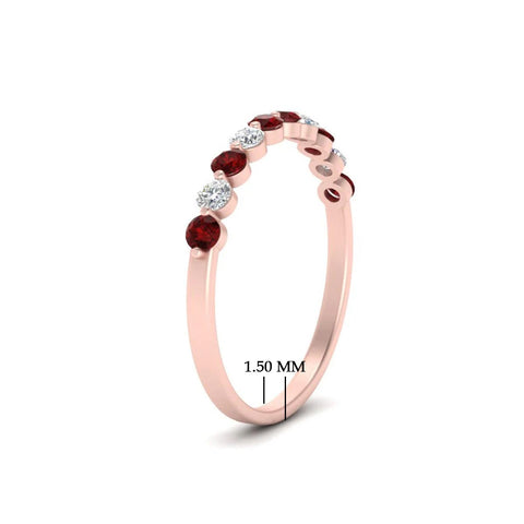 Delicate Floating Wedding Band