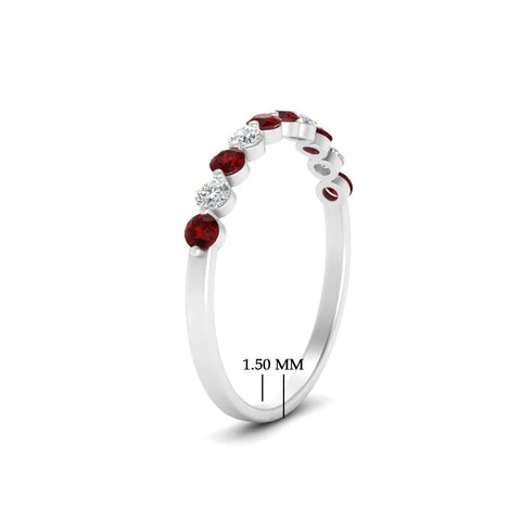 Delicate Floating Wedding Band