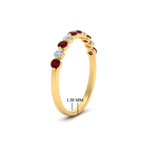 Delicate Floating Wedding Band