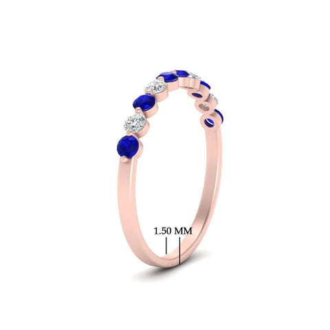 Delicate Floating Wedding Band