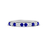 Load image into Gallery viewer, delicate-floating-sapphire-wedding-band-in-white-gold-FDENS3137BGSABLANGLE3-NL-WG
