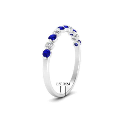 Delicate Floating Wedding Band