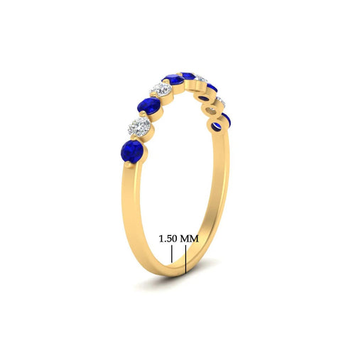 Delicate Floating Wedding Band