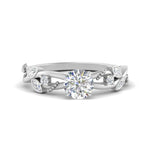 Load image into Gallery viewer, delicate-flower-round-diamond-ring-in-white-gold-FDENR2598ROR-NL-WG
