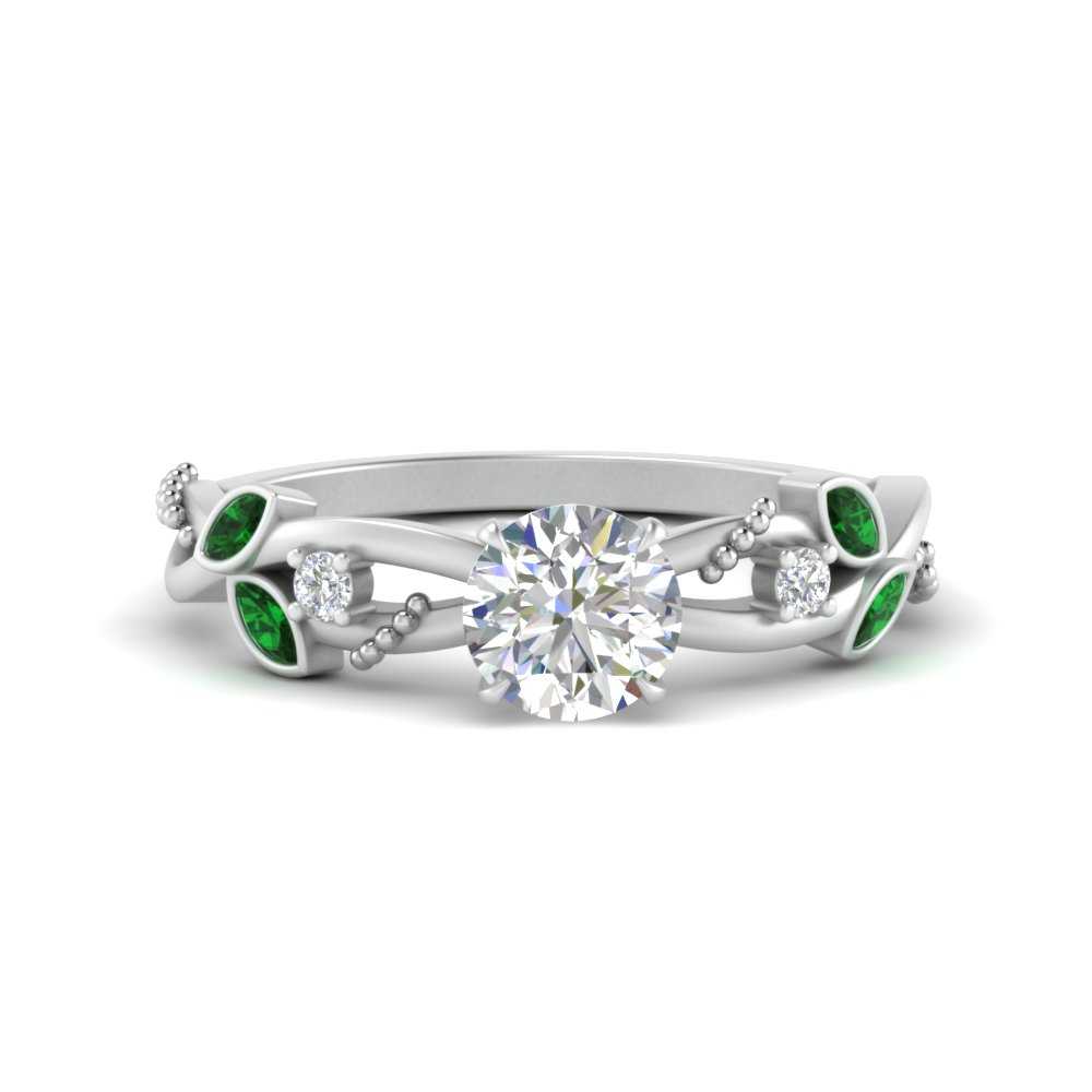delicate-flower-round-diamond-ring-with-emerald-in-white-gold-FDENR2598RORGEMGR-NL-WG