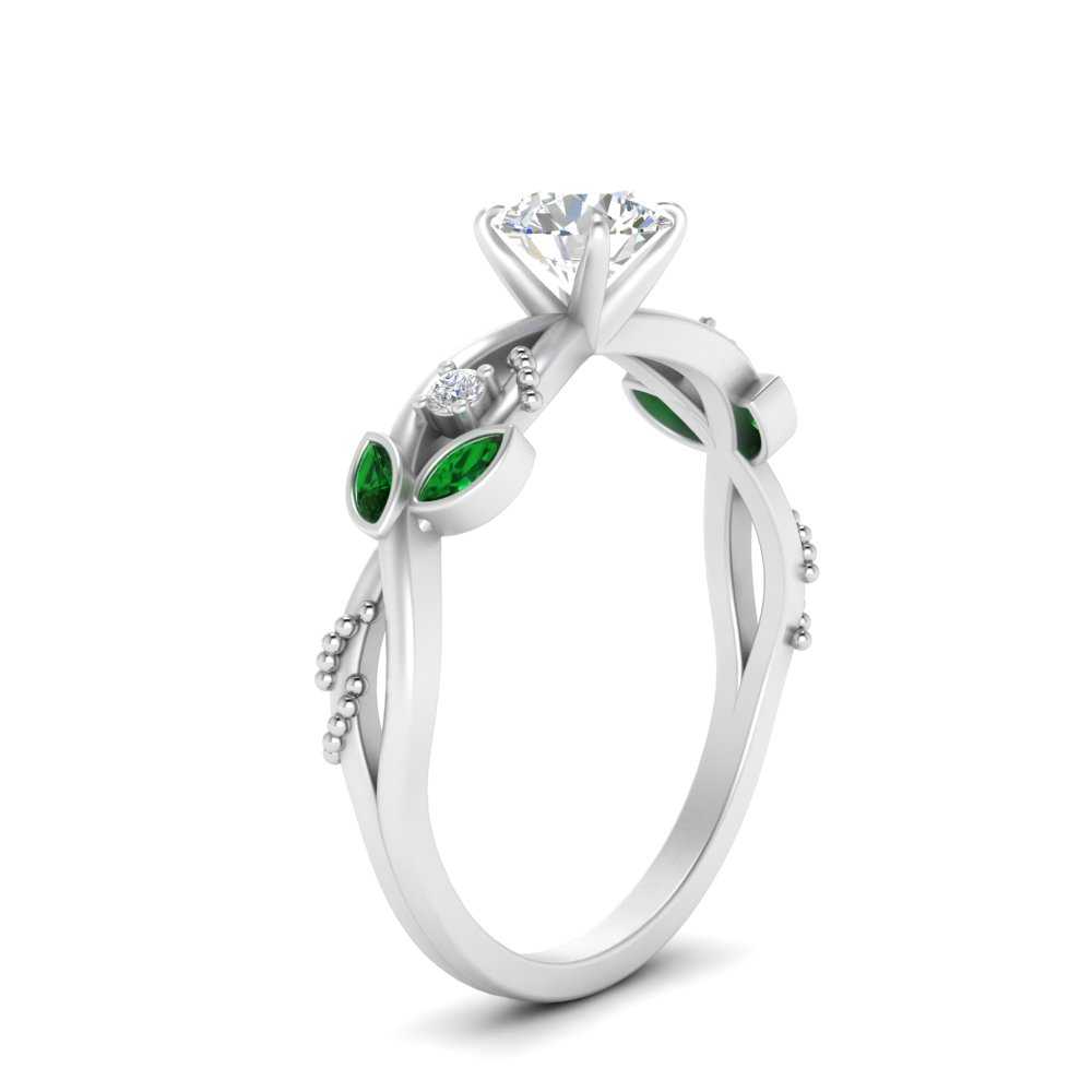 delicate-flower-round-diamond-ring-with-emerald-in-white-gold-FDENR2598RORGEMGR-NL-WG