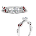 Thumbnail 50 - delicate-flower-round-diamond-ring-with-ruby-in-white-gold-FDENR2598RORGRUDR-NL-WG