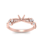 Load image into Gallery viewer, delicate-flower-semi-mount-diamond-ring-in-rose-gold-FDENR2598SMR-NL-RG
