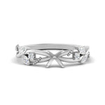 Load image into Gallery viewer, delicate-flower-semi-mount-diamond-ring-in-white-gold-FDENR2598SMR-NL-WG
