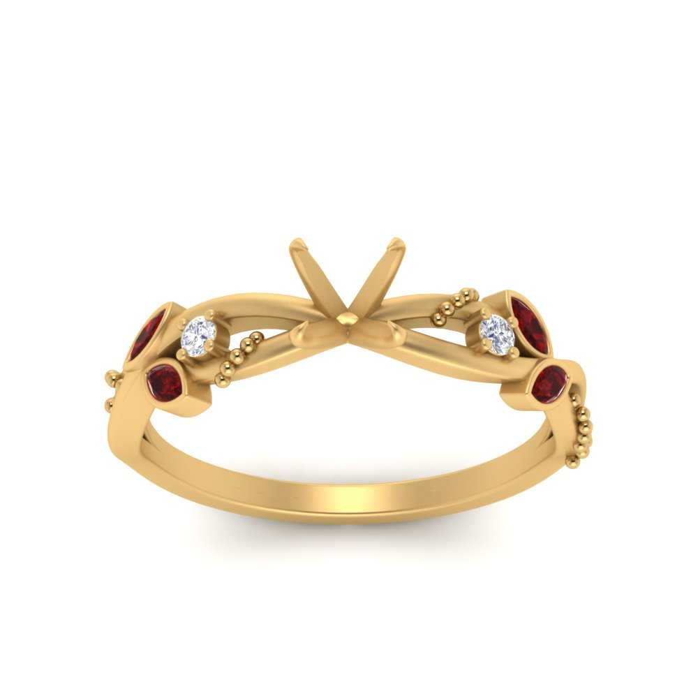 delicate-flower-semi-mount-diamond-ring-with-ruby-in-yellow-gold-FDENR2598SMRGRUDR-NL-YG