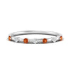 Load image into Gallery viewer, delicate-orange-sapphire-stacking-band-in-white-gold-FD9811BGSAOR-NL-WG.jpg