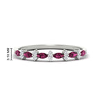 Load image into Gallery viewer, delicate-pink-sapphire-marquise-and-round-stack-wedding-band-in-white-gold-FD11310BGSADRPIANGLE3-NL-WG.jpg
