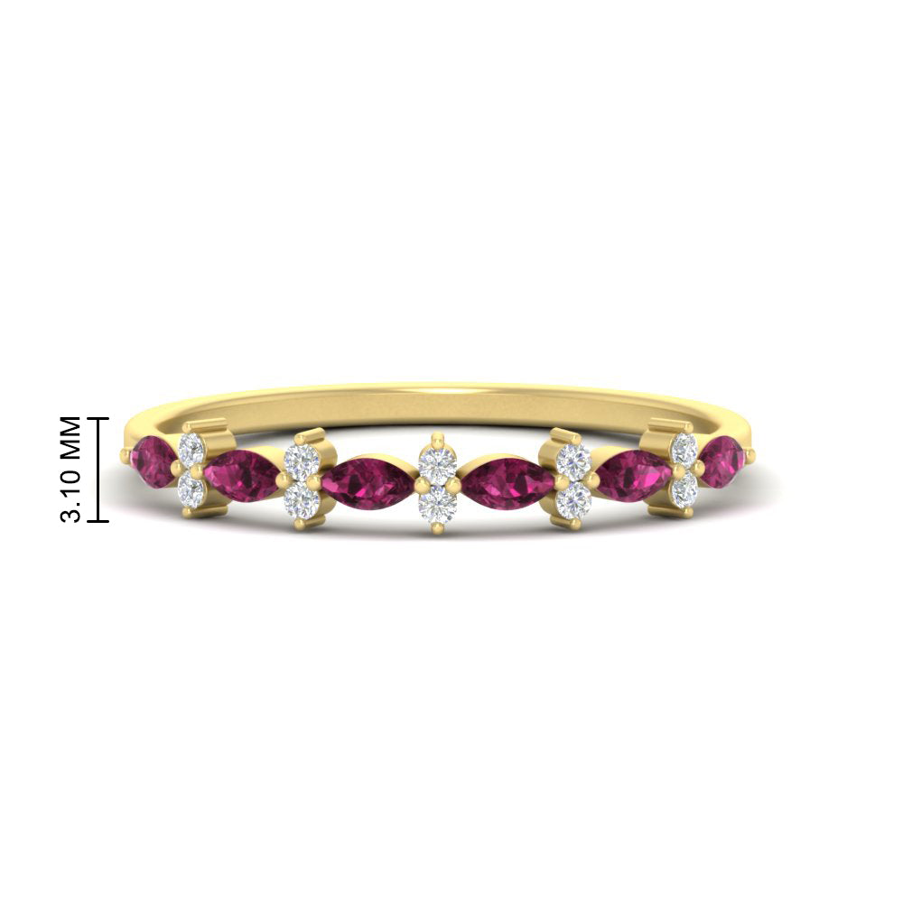 delicate-pink-sapphire-marquise-and-round-stack-wedding-band-in-yellow-gold-FD11310BGSADRPIANGLE3-NL-YG.jpg