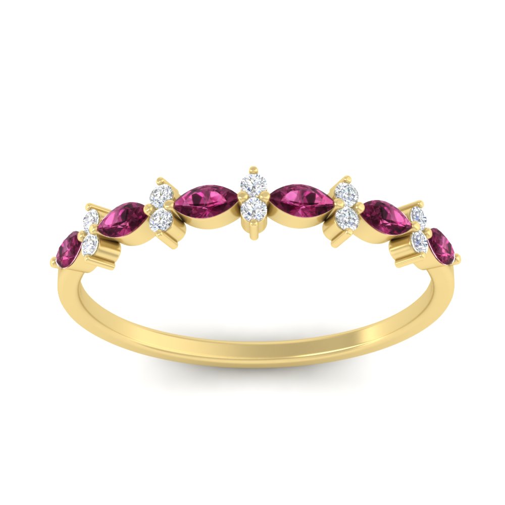 delicate-pink-sapphire-marquise-and-round-stack-wedding-band-in-yellow-gold-FD11310BGSADRPIANGLE3-NL-YG.jpg