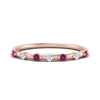 Load image into Gallery viewer, delicate-pink-sapphire-stacking-band-in-rose-gold-FD9811BGSADRPI-NL-RG.jpg