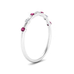 Load image into Gallery viewer, delicate-pink-sapphire-stacking-band-in-white-gold-FD9811BGSADRPI-NL-WG.jpg

