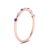 Load image into Gallery viewer, delicate-purple-topaz-stacking-band-in-rose-gold-FD9811BGVITO-NL-RG.jpg