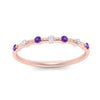 Load image into Gallery viewer, delicate-purple-topaz-stacking-band-in-rose-gold-FD9811BGVITO-NL-RG.jpg