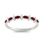 Load image into Gallery viewer, delicate-ruby-marquise-and-round-stack-wedding-band-in-white-gold-FD11310BGRUDRANGLE3-NL-WG.jpg
