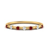 Load image into Gallery viewer, delicate-ruby-stacking-band-in-yellow-gold-FD9811BGRUDR-NL-YG.jpg