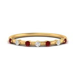 Load image into Gallery viewer, delicate-ruby-stacking-band-in-yellow-gold-FD9811BGRUDR-NL-YG.jpg

