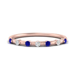 Load image into Gallery viewer, delicate-sapphire-stacking-band-in-rose-gold-FD9811BGSABL-NL-RG.jpg
