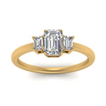 Load image into Gallery viewer, delicate-three-stone-emerald-cut-diamond-ring-in-yellow-gold-FD9299EMRANGLE5-NL-YG
