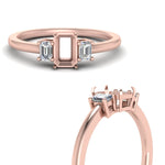 Load image into Gallery viewer, delicate-three-stone-semi-mount-diamond-ring-in-rose-gold-FD9299SMRANGLE3-NL-RG
