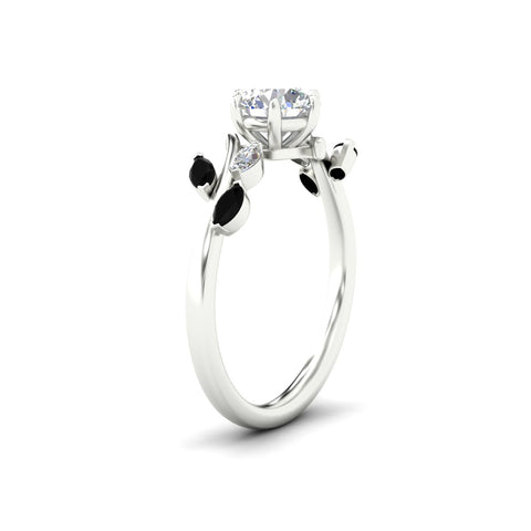 Delicate Vine Engagement Ring