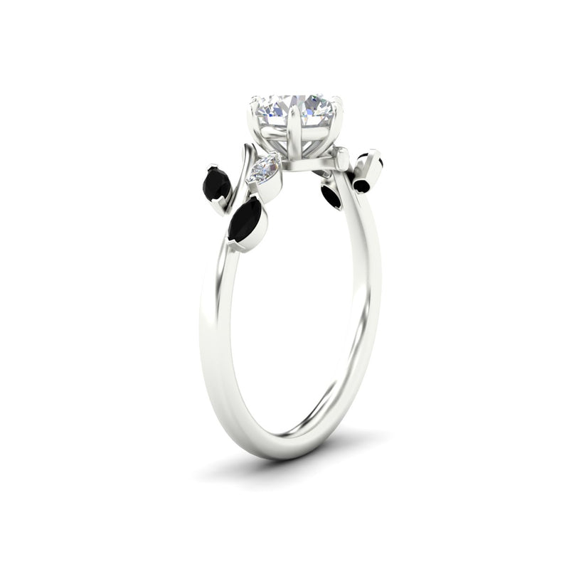 Delicate Vine Engagement Ring