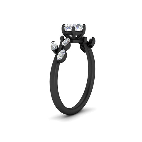 Delicate Vine Engagement Ring