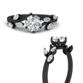 Thumbnail 19 - Delicate Vine Engagement Ring