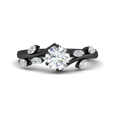 Delicate Vine Engagement Ring