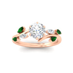 Load image into Gallery viewer, delicate-vine-round-cut-emerald-engagement-ring-in-rose-gold-fdens11510rorgemgrangle5-nl-rg?v=1757504237
