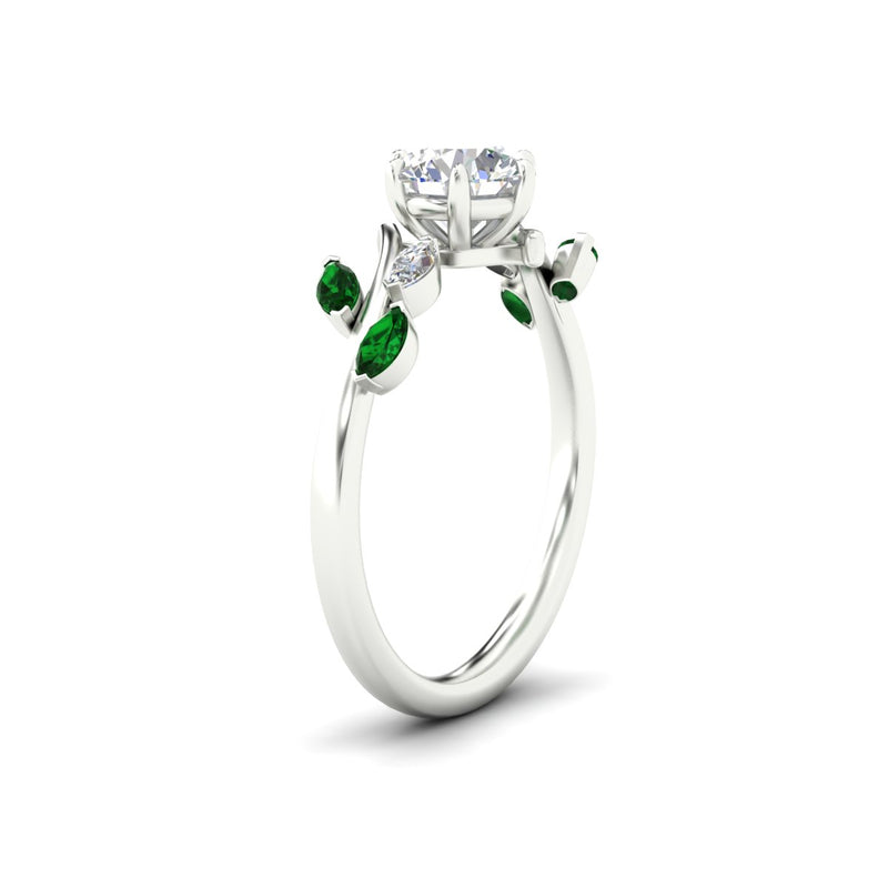 Delicate Vine Engagement Ring