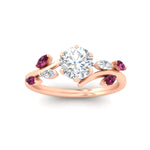 Load image into Gallery viewer, delicate-vine-round-cut-pink-sapphire-engagement-ring-in-rose-gold-fdens11510rorgsadrpiangle5-nl-rg?v=1757504237
