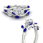 Load image into Gallery viewer, delicate-vine-round-cut-pink-sapphire-bridal-ring-set-in-rose-gold-fdens11510rogsadrpiangle5-nl-rg_06b76297-447d-4850-8c13-d7a06e1a4c68?v=1757568220
