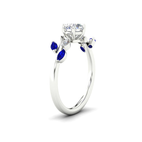 Delicate Vine Engagement Ring